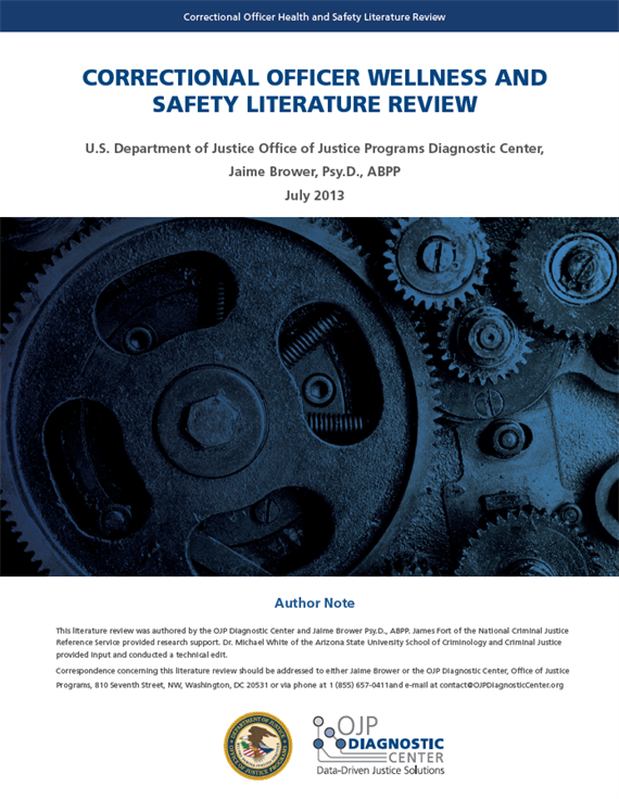 Correctional Officer Wellness And Safety Literature Review