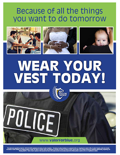 Wear Your Vest Today Poster